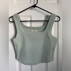 Madewell Pale green tank